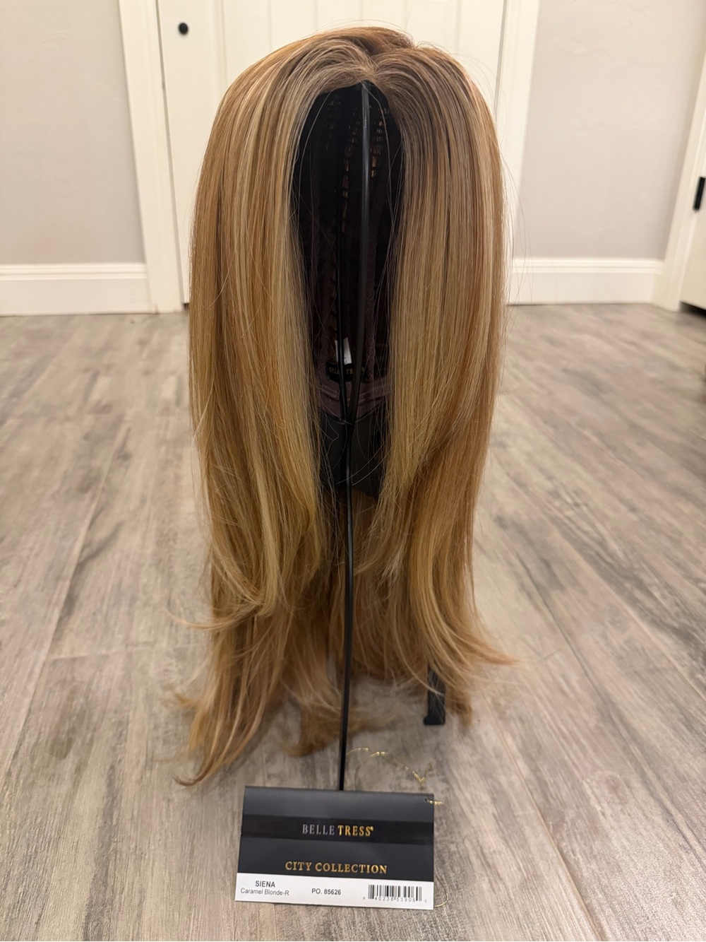 Belle Tress Siena Caramel blonde wig